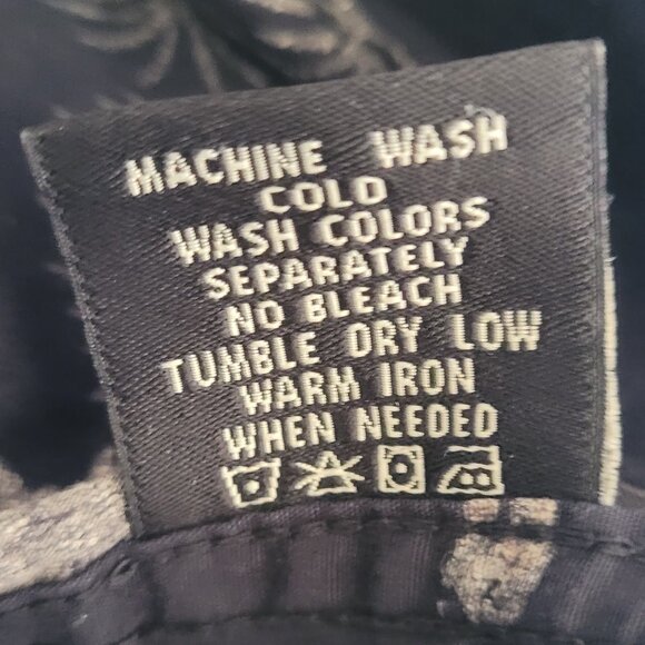 Men's English Laundry Black button floral short sleeve shirt Size S - Picture 8 of 8